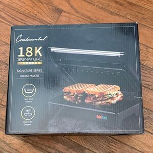 Continental Signature Series Panini Maker NIB